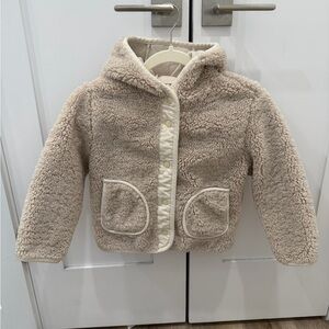 Zara Kids Sherpa Jacket - Tan